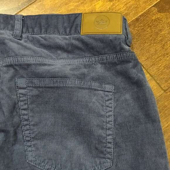 Peter Millar Dark Blue Corduroy Pants - Picture 5 of 7